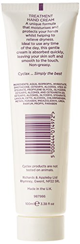 Cyclax - Tratamiento de crema de manos para la humedad, 100 ml
