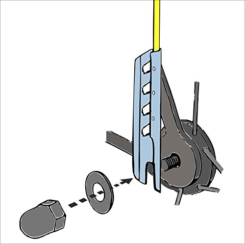 Cycley® | Bicicleta banderín | Seguridad Bandera | bicicleta | variado color | 4 piezas | Longitud 160 cm