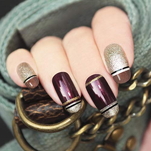 Dadabig 60pcs Arte Decoración Uñas Pegatinas de Línea de Uñas Cintas Uñas Decoracion Cinta de Línea de Uñas para Decoración de Uñas Diseño Arte de Uñas Multicolor (30 estilos)