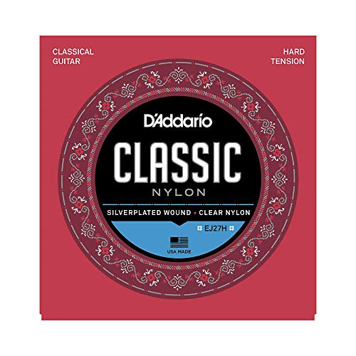 D'Addario EJ27H Juego de cuerdas para guitarra clásica, 029' - 044' (tensión alta)