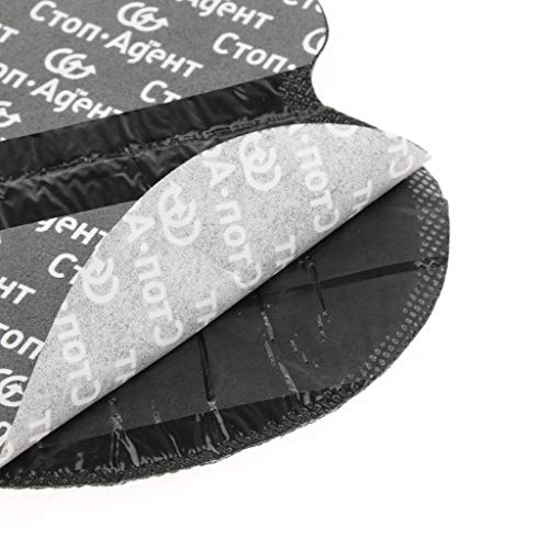 dailymall 100x Desechables Almohadillas Protectoras para Sudor de Axilas Almohadillas de Antitranpirante para Axilas - Negro