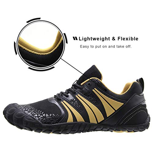 DAJIAHAO Playa De Secado Rápido Swim Barefoot Zapatos, Zapatos Al Aire Libre De Secado Rápido para Hombre Aguas Arriba del Aqua Man River Mar Deslizadores De La Piscina De Buceo Calcetines,Naranja,43