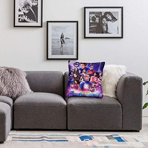 Dan-Ger Hen-ry Poster Velvet Throw Pillow Cover Decor Fashion Pillows Case Square Cojín para Silla Home Bedroom 26 'x26'