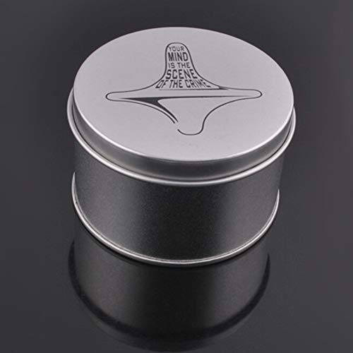 Daxoon Spinning Top de Metal con Cubo Totem Spinning aleación de Zinc Vintage para niños