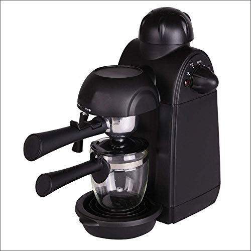 DBSCD Máquina de café Espresso semiautomática clásica, Varita para Espuma de café con Leche y Capuchino, máquina de café Espresso compacta de Vapor y Bomba con medición con Lata de Vidrio,