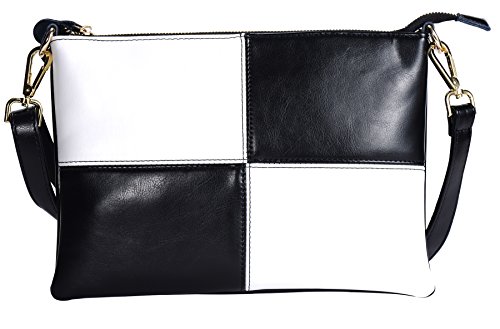 DCCN Bolsos Bandolera Cuero Piel Cartera Bolsa para Mujer