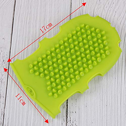 De silicona multifuncional Smooth adelgaza la celulitis cepillo de baño del guante del masaje masajeador herramientas del maquillaje