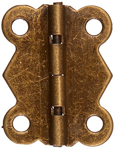 DealMux 90 Graus Porta gaveta Butte dobradiça, 2,4 centímetros, Bronze Tone, 50 peças