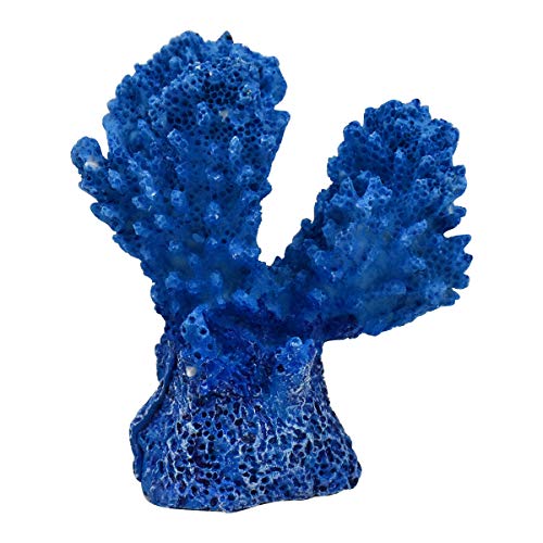 Decoración del acuario Coral artificial Estrella de mar Arrecife de coral Paisaje marino, 5 piezas Accesorios de acuario multicolores Decoración de resina para adornos de peceras Decoración