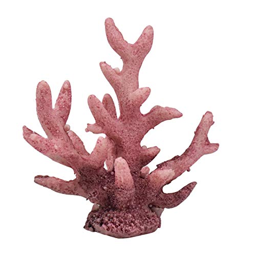 Decoración del acuario Coral artificial Estrella de mar Arrecife de coral Paisaje marino, 5 piezas Accesorios de acuario multicolores Decoración de resina para adornos de peceras Decoración