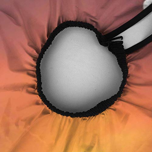 Delantal de corte de pelo Arte africano León de la vida silvestre Mapa de África Impermeable Capa de peluquería Paño de corte de cabello amigable con la piel Capa de corte de cabello única