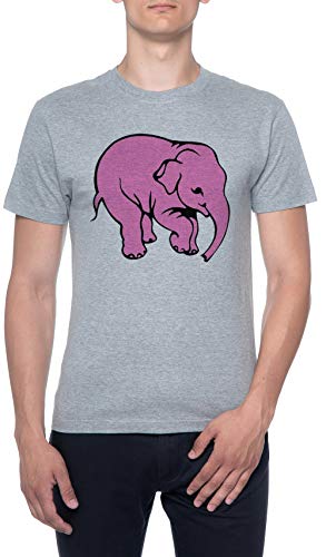 Delirio Tremens Gris Hombre Camiseta Mangas Cortas Tamaño M Mens T-Shirt Grey Size M