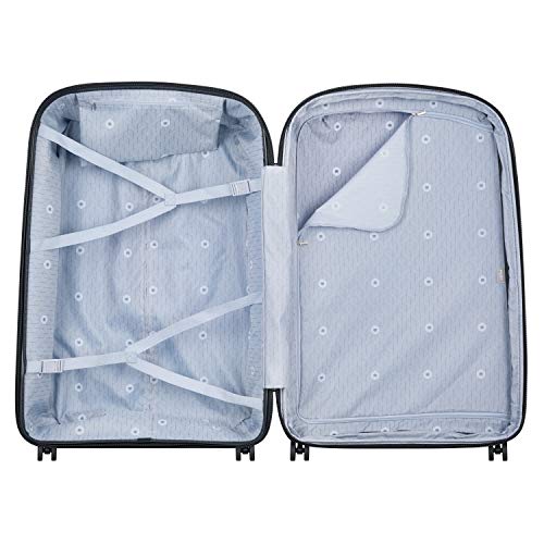 DELSEY Paris Belmont Plus Maleta, 82 cm, 123.3 litros, Azul Metalico