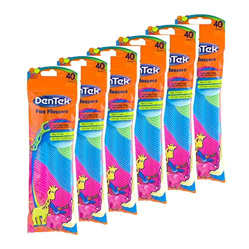 Dentek Fun hilo dental, paquete de 6, Total 240