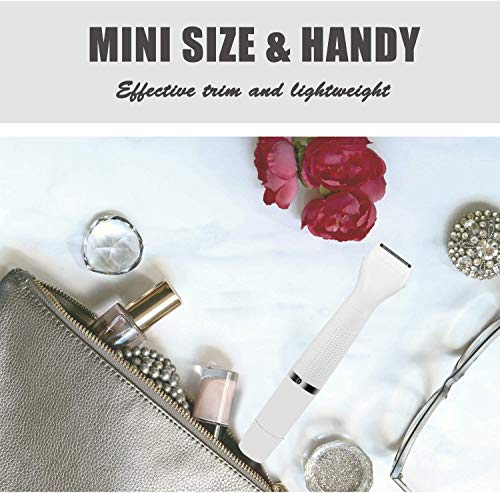 Depiladora de Vello Facial para Mujer, 4 en 1 Kit Eliminación de vello facial Afeitadora sin dolor para Mujer, Depiladora Eléctrica sin Dolor para Labios, Mejillas, Bikini, Piernas, Brazo