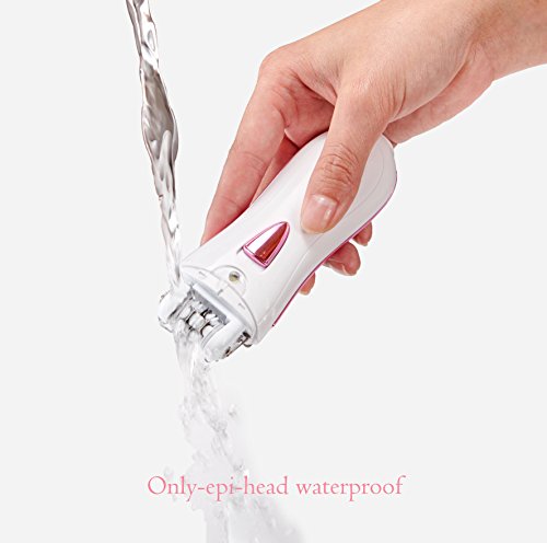 Depiladoras mujer para Depiladora Femeninas Electrica Recortadora Bikini Afeitadora Depilador con LED Luz para Labio Cara Brazo Piernas Axila y Bikini Rasuradora Pinzas Depilar Recargable Inalámbrico