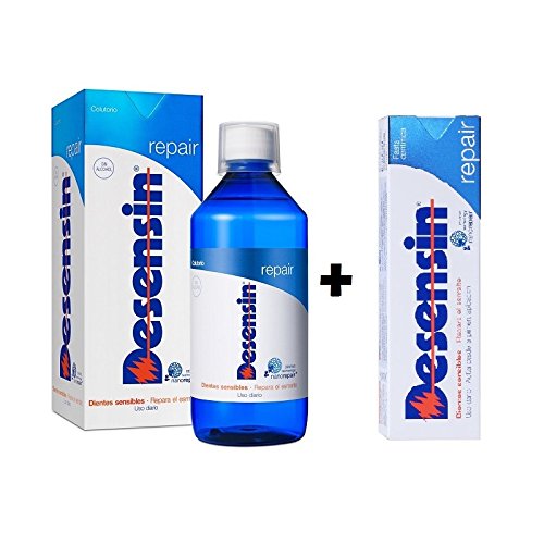 Desensin Set Repair Pasta Dental y Repair Colutorio, 75 x 500 ml