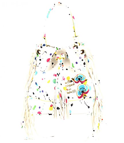 Desigual Bols Arosa Splatter Blanco