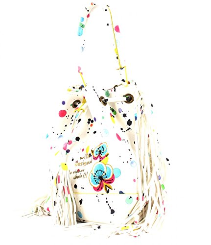 Desigual Bols Arosa Splatter Blanco