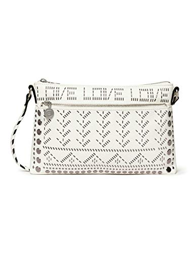 Desigual Bols_azabache Durban - Bolso bandolera (4 x 17,5 x 27,2 cm), color Blanco, talla 4x17.5x27.2 cm (B x H x T)