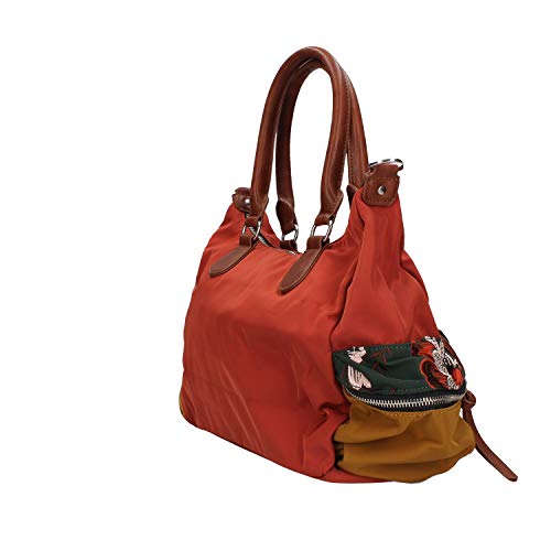 Desigual Bolso Rich Clementine London Talla: U Color: CUERO