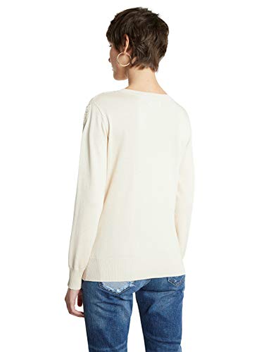 Desigual JERS_Ginebra Sudadera, Blanco, M para Mujer