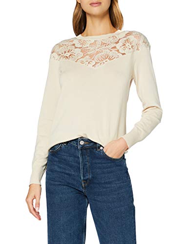 Desigual JERS_Ginebra Sudadera, Blanco, M para Mujer