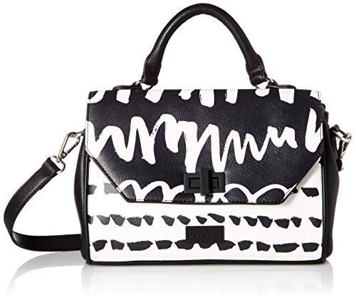 Desigual Organic Geometry Tivoli Hand Bag Negro