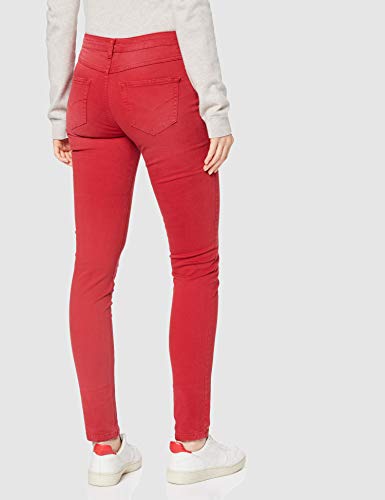 Desigual Pant_angelinass Pantalones, Rojo (Borgoña 3007), 40 para Mujer