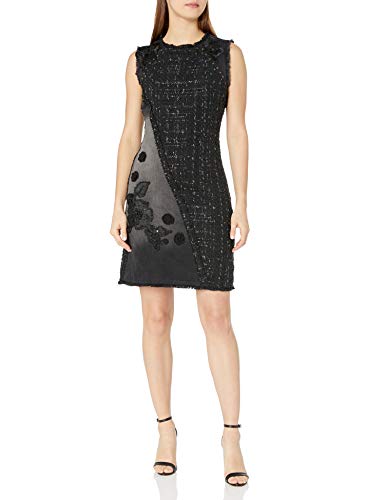 Desigual Vest_achille, vestido Mujer, Negro (Black Denim 5009), 36 (Talla fabricante: 38)