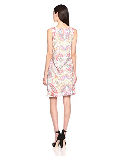 Desigual Vest_LÁGRIMA VALKIRIA Vestido, Beige (Crudo Shiny 1024), Medium para Mujer