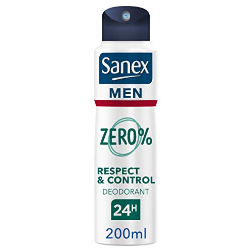 Desodorante spray para hombres Sanex Men Zero% Respect & Control de Olor 24H sin aluminio 200ml