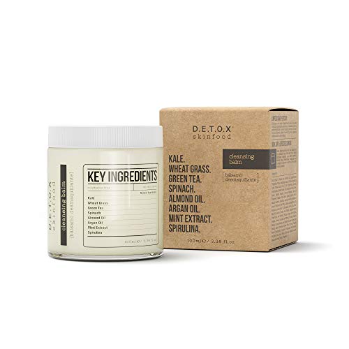 DETOX SKINFOOD - Bálsamo limpiador - Limpiador facial natural y desmaquillante con ingredientes naturales - Vegan Skincare 100ml