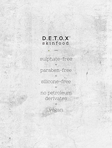 DETOX SKINFOOD - Bálsamo limpiador - Limpiador facial natural y desmaquillante con ingredientes naturales - Vegan Skincare 100ml