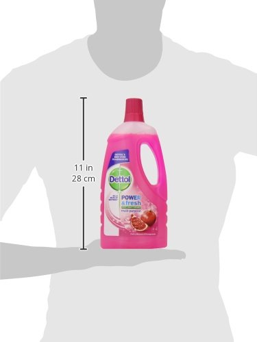 Dettol Power and Fresh Limpiador de suelos, flor de cerezo y granada, 1 litro
