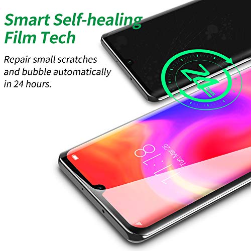 Deyooxi Protector de Pantalla para Huawei P30 Pro,3 Unidades Soft Alta Definición TPU Pantalla Protectora para Huawei P30 Pro,Compatible con Fundas,Anti-Huellas,Transparente