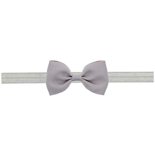 Diademas Bebe Niña,SHOBDW Elásticas Niños Pequeños Niñas Mini Diadema De Bowknot Baby Headbands Turban Knot Cute Cintas para el pelo Bebe Niña Recien Nacida,Gris