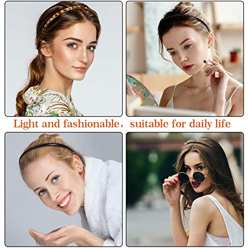 Diademas Duras Niñas,Plastic Headband,Diadema de Peine,Diademas de Plastico Niñas,Diademas de Peine Mujer,Diademas de Pelo Anchas,Diademas de Pelo Mujer