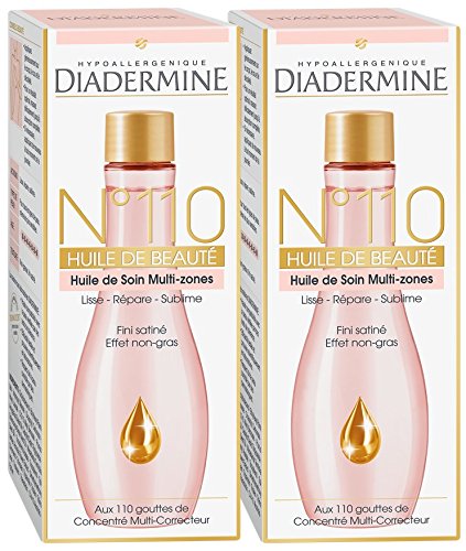 Diadermine – Aceite de Belleza multizones N ° 110 – 100 ml – juego de 2