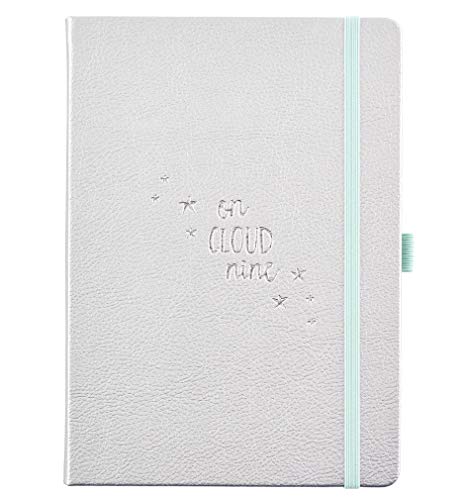 Diario de embarazo Baby B - color plata, empieza a las 8 semanas