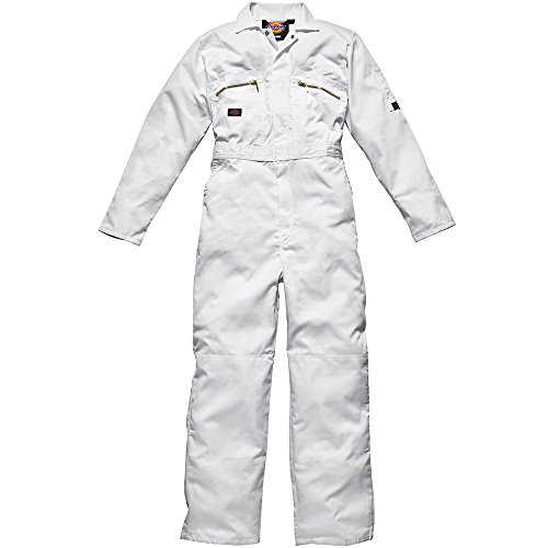 Dickies WD4839 Mono de Trabajo, Blanco, 3XL para Hombre