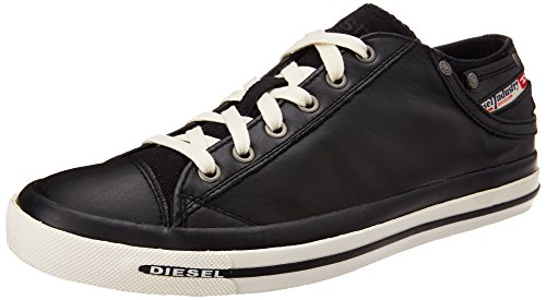 Diesel Exposure Low I, Zapatillas para Hombre, Negro (Black), 45 EU