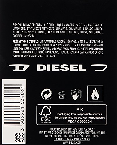 Diesel Only The Brave Tattoo Eau de Toilette Vaporizador 50 ml