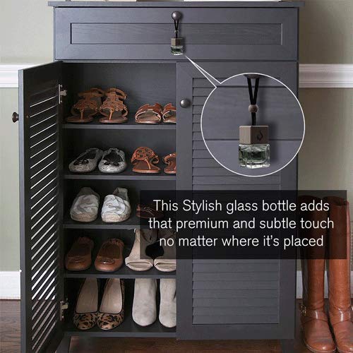 Difusor para Carro o para el hogar - Aceites Esenciales con aromatica de Patchouli, de Jazmin y de bergamota. Difusor de Aromas de Grande duración para Carro o para el hogar - White Patchouli for Car