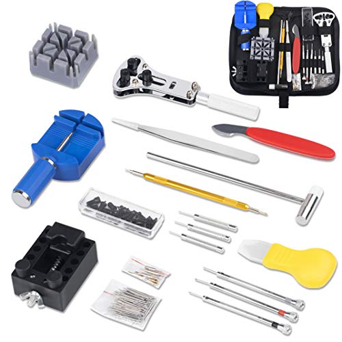 Dioxide - Kit de reparación de relojes, 150 unidades, para relojes, reparación de relojes, relojes, herramientas para reparación