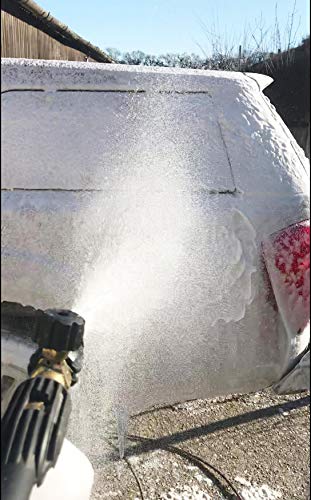 Dirtbusters Champú para coches Snow Snow Foam limpiador con cera de alto brillo y aroma de caramelo de cereza 5L para una limpieza y valetado profesional