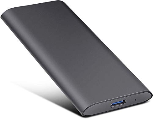 Disco duro externo portátil de 1 TB y 2 TB, disco duro externo ultrafino para PC, Mac, portátil y Smart TV negro 2 tb