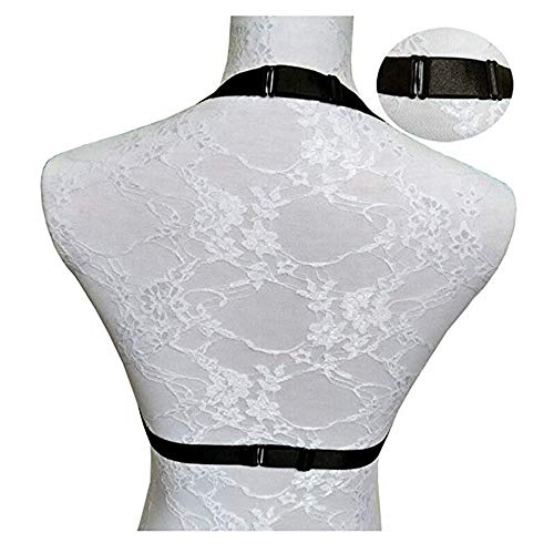 Disfraz de mujer coqueteando Elástico Bikini Arnés Sujetador Halter Cupless Jaula Sujetador Ahueca hacia fuera Strappy Crop Top Cuerpo Cadena de joyería Lencería Ropa interior Bralette Cuerpo Pecho Ar