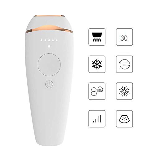 Dispositivo De Depilación Ipl 300000 Lightnings Dispositivo De Depilación Láser Sin Dolor Dispositivo De Depilación para Cuerpo, Cara, Bikini Y Antebrazos Áreas Sensibles