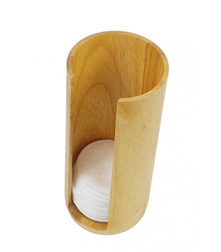 Distribuidor de algodón de desmaquillar de Madera